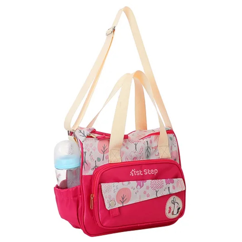 1st Step Smart And Multi-Functional Diaper Bag Diaper Bag (Pink)