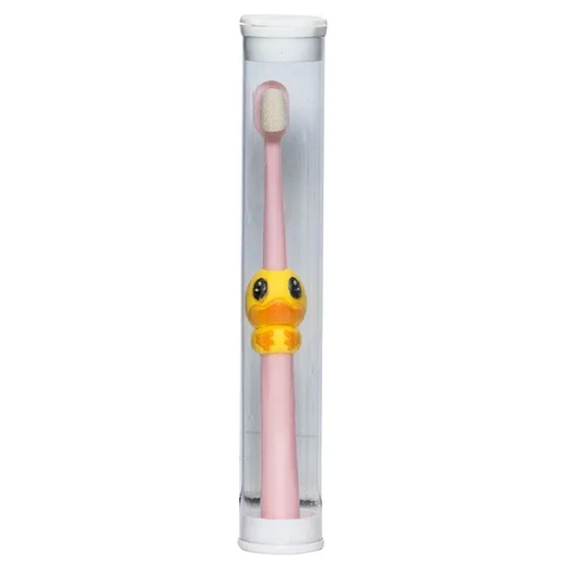 Adore Chick Nano Bristles Toothbrush with Storage Case - Pink