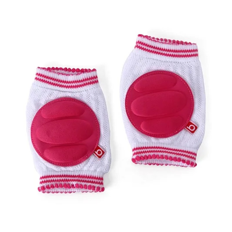 Babyhug Elbow & Knee Protection Pads White Pink (Design May Vary)