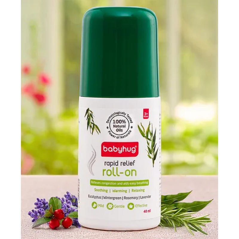 Babyhug Rapid Cold Relief Roll On - 40 ml