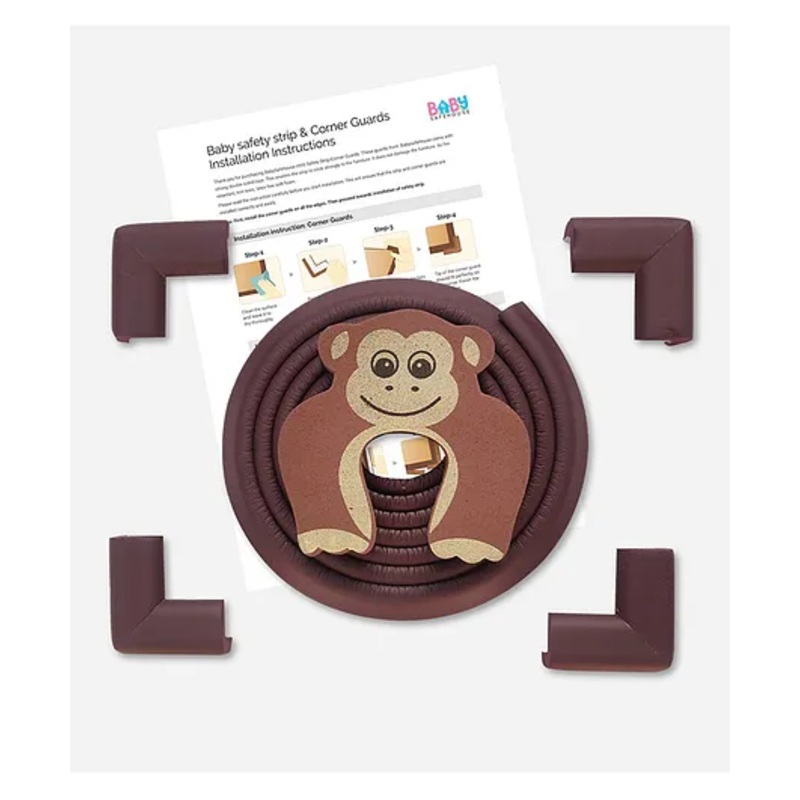 BabySafeHouse Multi Edge Guard and Corner Protector - Brown
