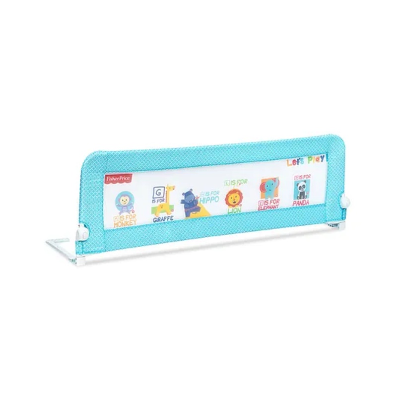 Fisher Price Playtime Foldable Bed Rail Guard 1.8m - Blue