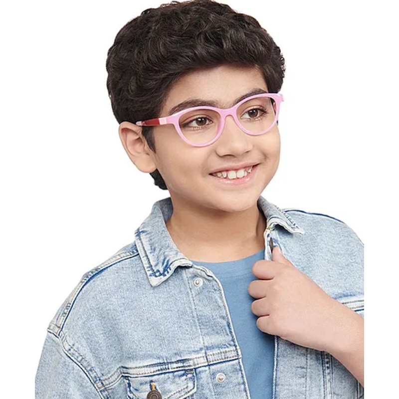 Hooper By Lenskart E10042Ce C2 Full Rim Cat Eye Blue Block Computer Glasses - Pink