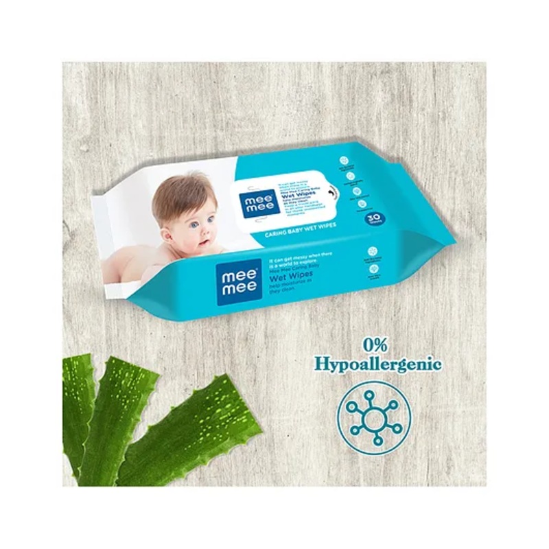 Mee Mee Caring Baby Wet Wipes - 24 Pieces