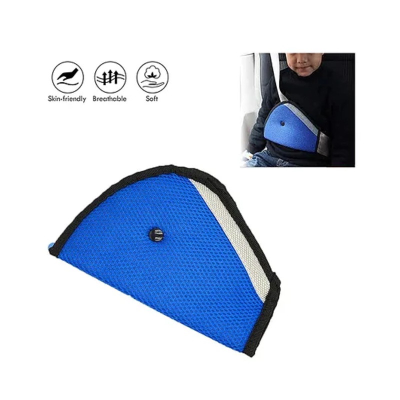 Safe-O-Kid Car Safety Seat Belt Holder - Secure Seat Belt Keeper for Car Seat, Prevents Strap Twisting, Protects Neck, and Safeguards Kids from Car Belt Discomfort