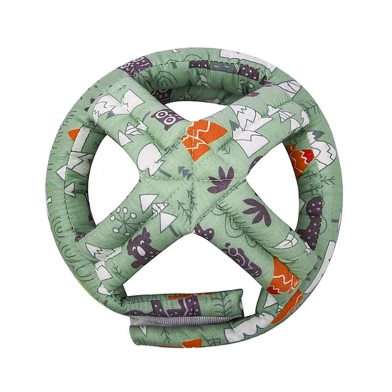 SYGA Baby Helmet Toddler Head Protector Upgrade Infant Safety Helmet Hat Breathable Head Drop Protection for Boys Girls Learn to Walk Crawling Adjustable Headguard Protective Products-Green Forest