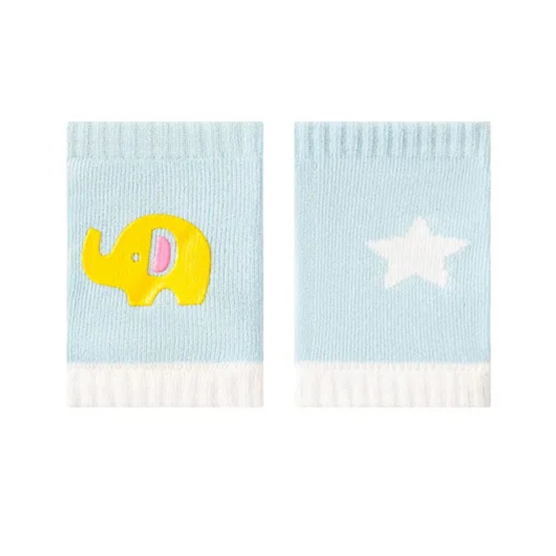 SYGA Cartoon Cotton 1 Pair Knee Pad - Light Blue