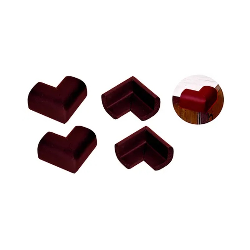 The Little Looker Baby Proofing Corner Guards Pack of 4 - Maroon