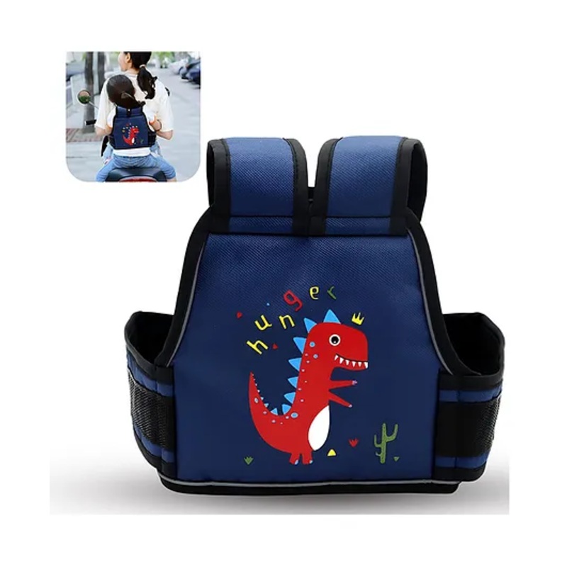 Tony Stark Kids Safety Belt for Two Wheeler with Reflective Strips (Fossil Force)