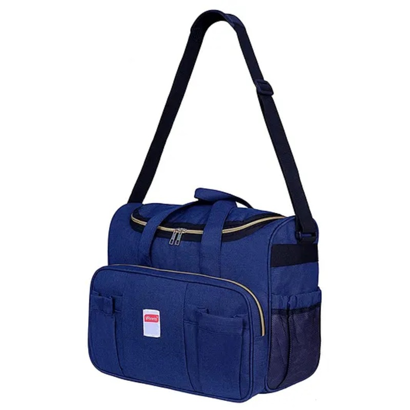 VParents Stylish Maternity Multipurpose Mother Bag Cum Diaper Backpack Sholder 11 Pockets - Navy Blue