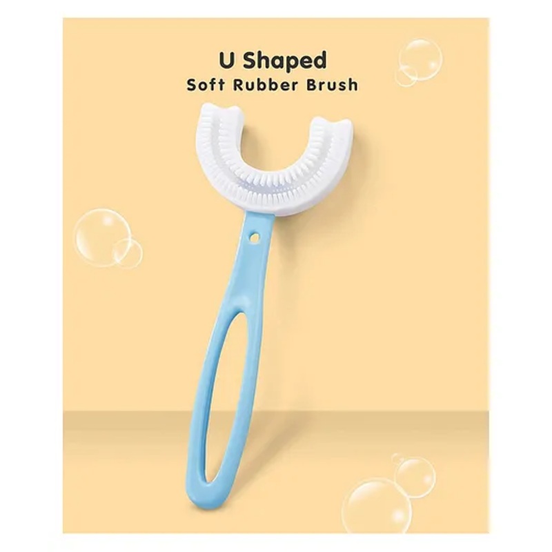 Baby Miniature U - Shape Toothbrush - Blue