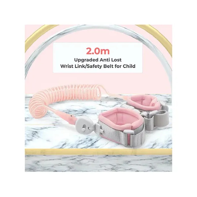 BabySafeHouse Anti Lost Safety Wrist Bracelet - Pink