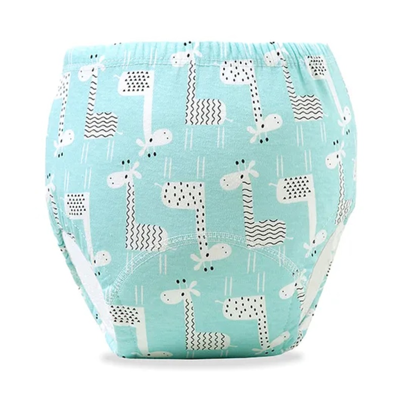 Bembika Babies Cotton Potty Training Pants Giraffe Printed Large - Blue