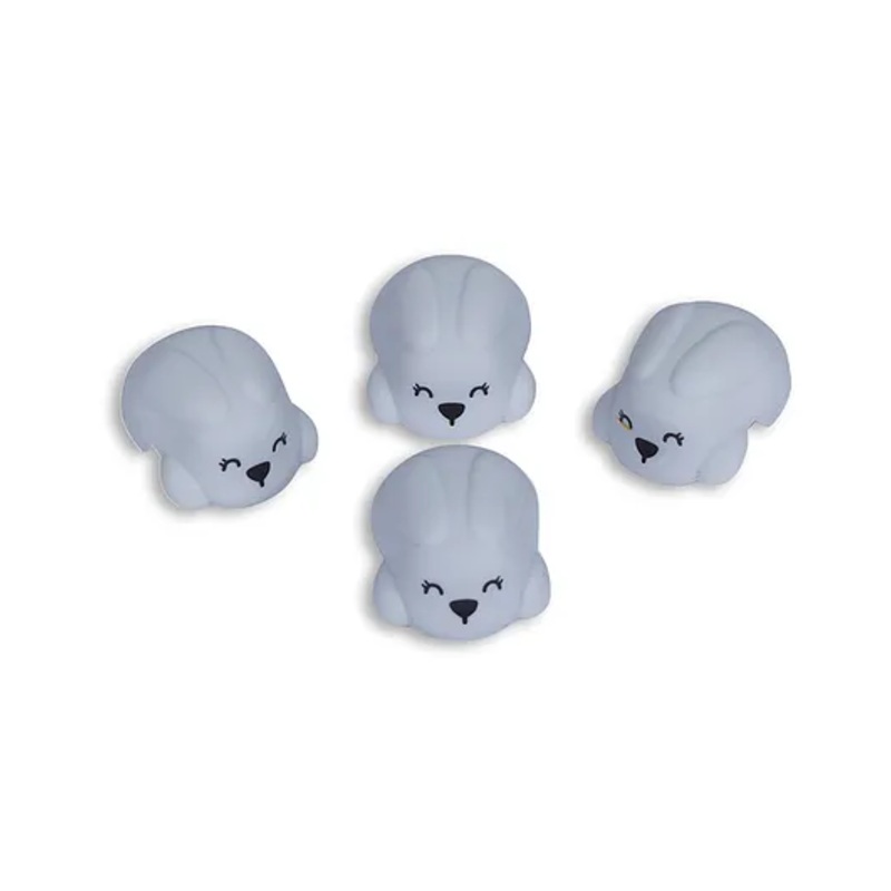 Kiddery Baby Proofing Corner Guard Pre Taped Corner Protectors Crafted with Silicon Rabbit - Grey