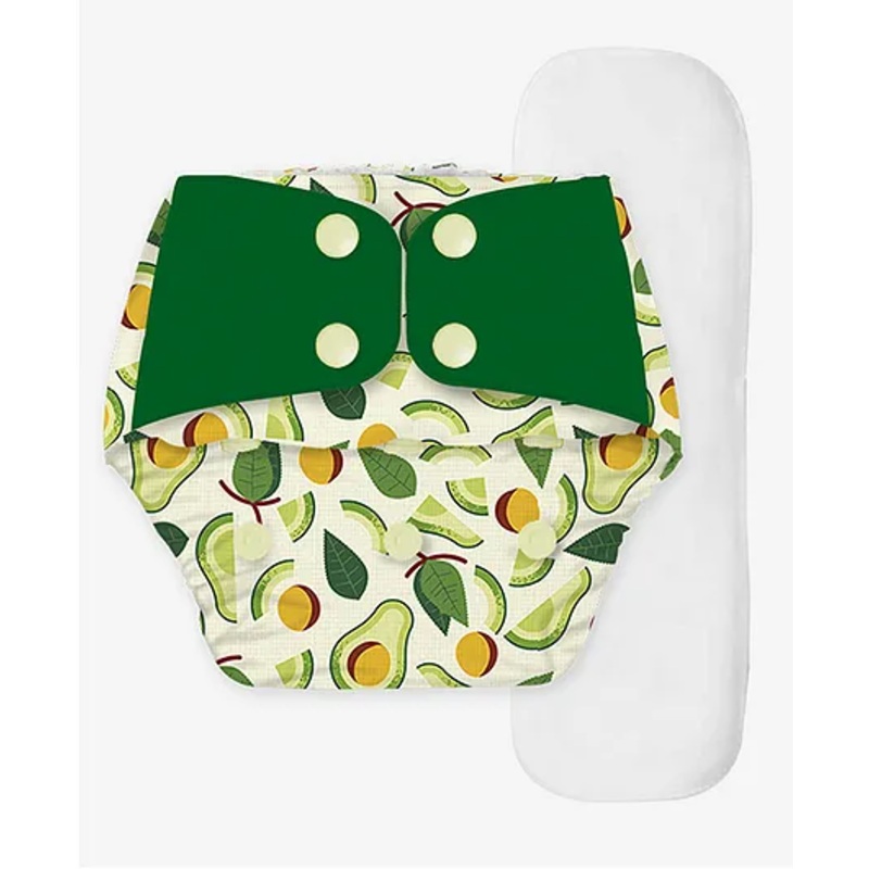 Snugkins Reusable & Washable Cloth Diaper Combo - Multicolor