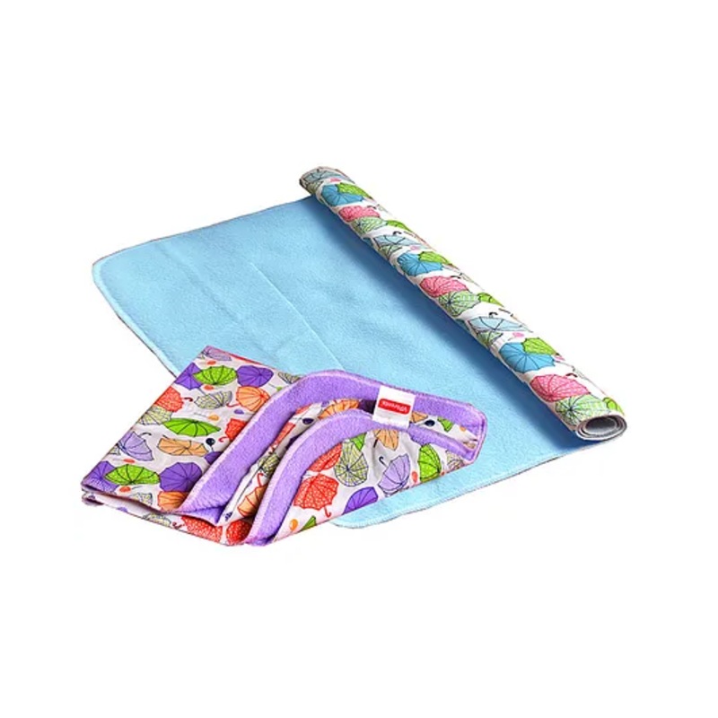Vparents  Diaper Changing Mat - Pink and blue