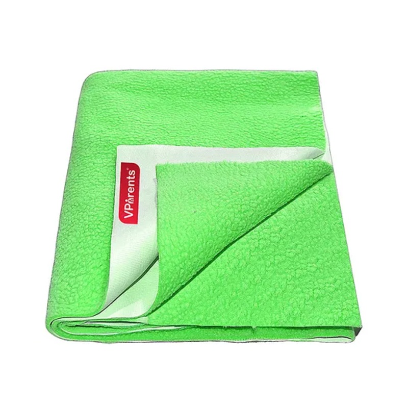 VParents  Water Proof Baby Bed Protector Reusable Dry Sheet  - Green