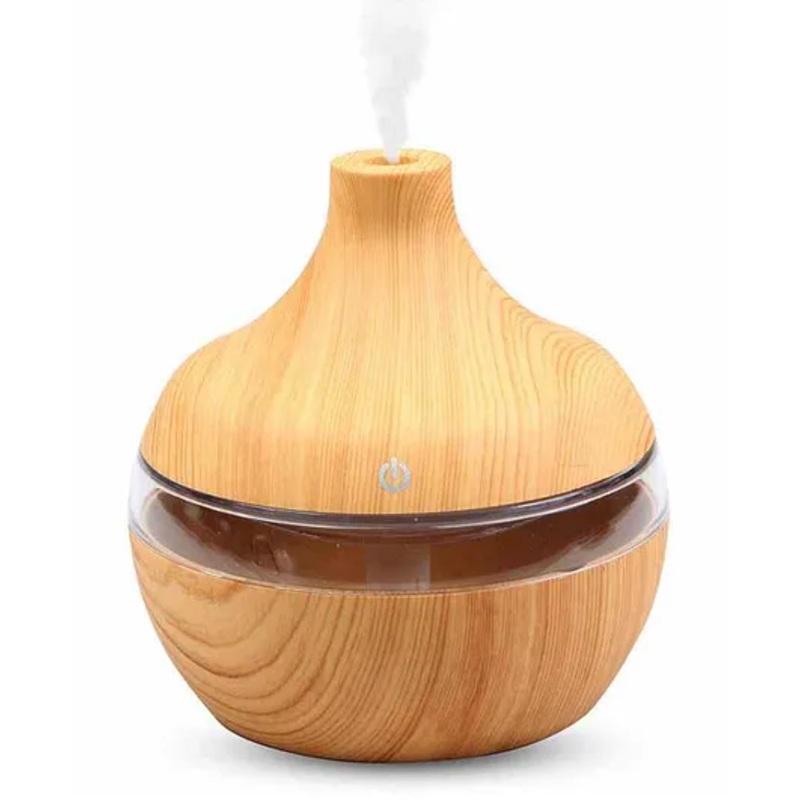 Allin Exporters PY002-LW USB Mini Ultrasonic Humidifier With Essential Oil Aroma Diffuser Grey - 200 ml