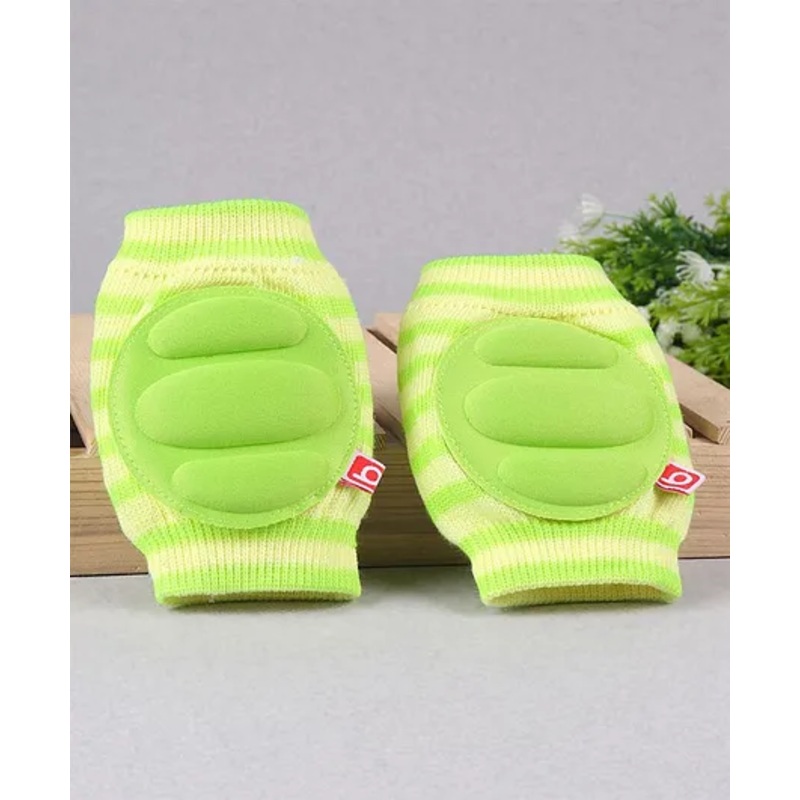 Babyhug Elbow & Knee Protection Pads Protection Pads Green & Yellow (Design May Vary)