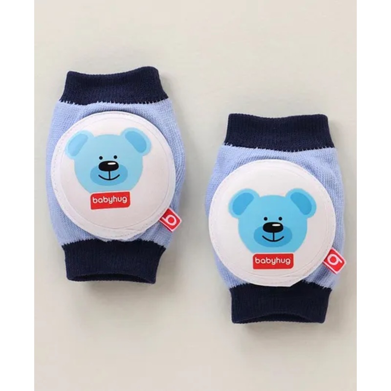 Babyhug Elbow & Knee Protection Pads  Sky Blue (Design May Vary)