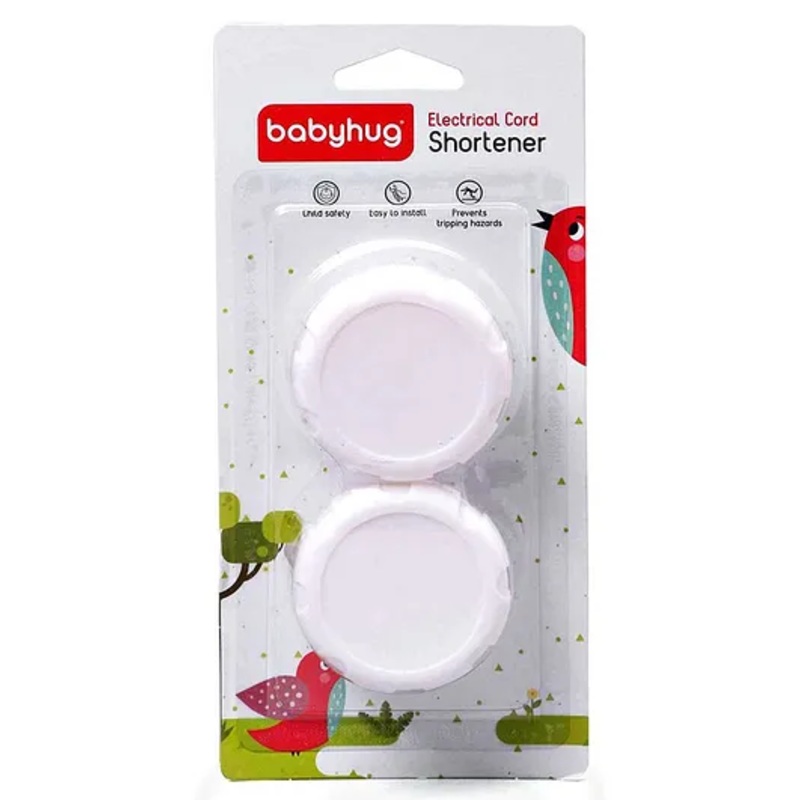 Babyhug Electric Cord Shortener Pack Of 2 - White