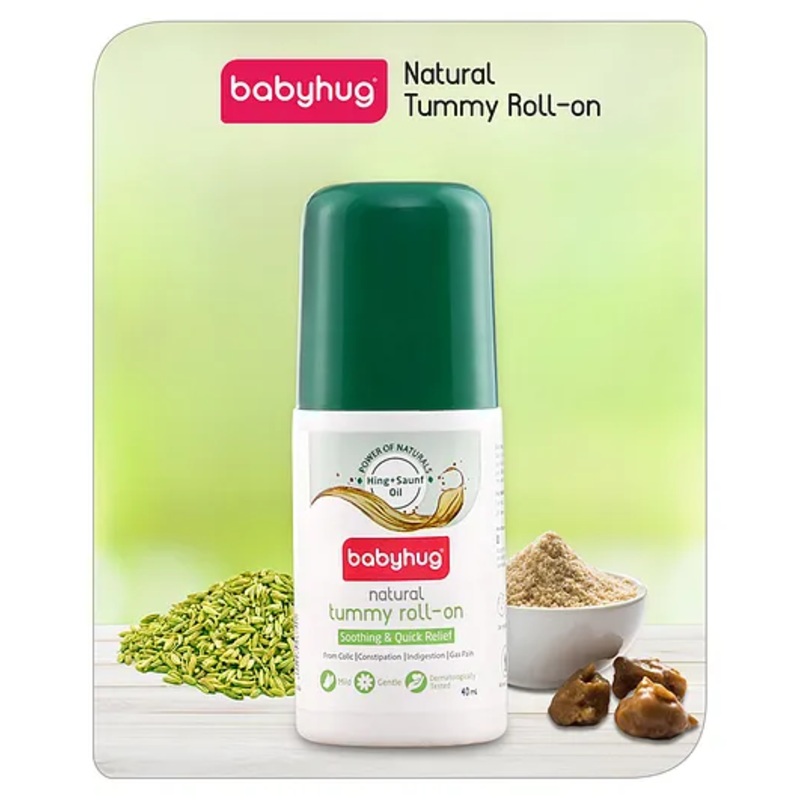 Babyhug Indigestion and Colic Relief Easy Tummy Roll On - 40 ml