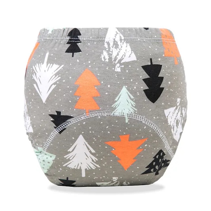 Bembika Babies Cotton Potty Training Pants Small Tree Print Medium - Multicolor