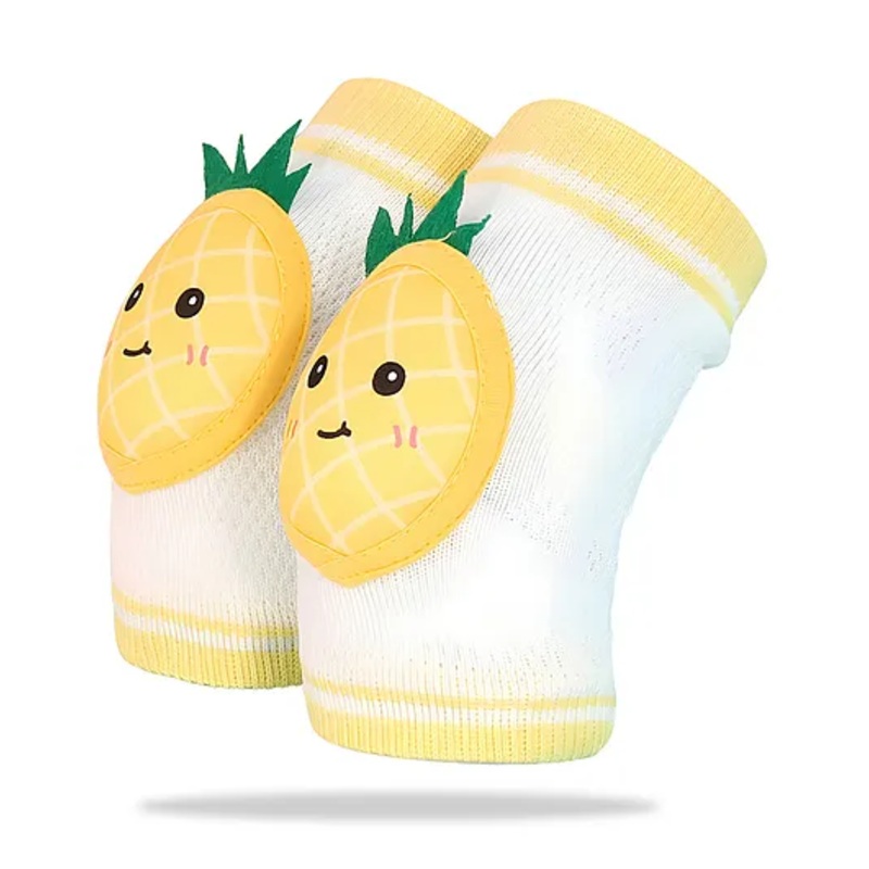 Bembika Baby Kneepad for Crawling - Cute Pineapple Yellow