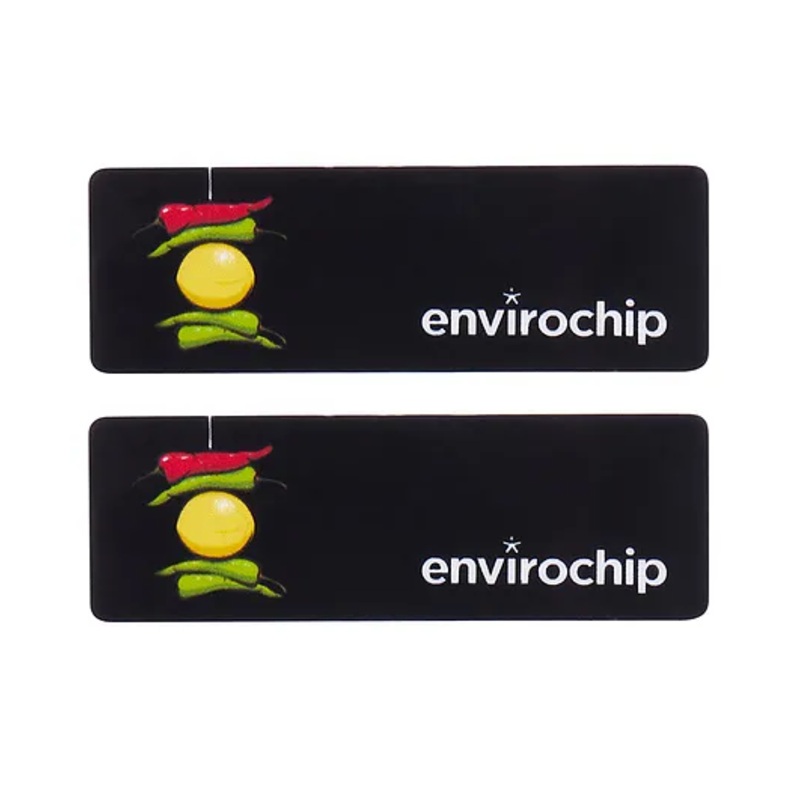 Envirochip Clinically Tested Radiation Protection Patented Chip for Laptop and Desktop Kitsch Design Pack of 2 - Black