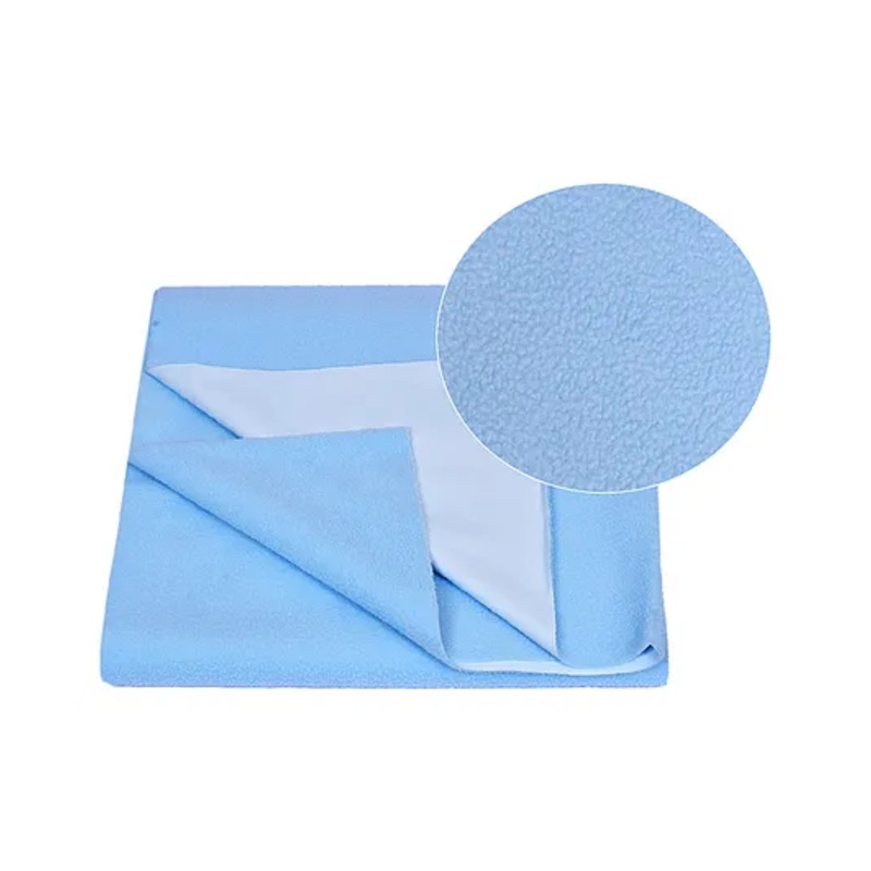 Kritiu Small Size Bed Protector Mat Dry Sheet - Skyblue