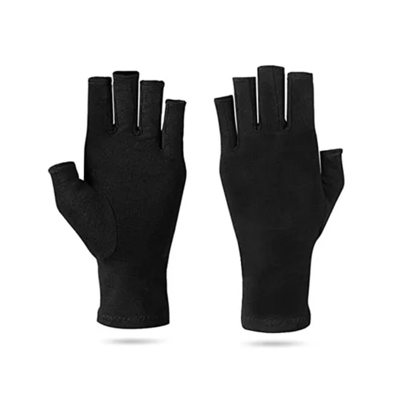 MOMISY Fingerless  Arthritis Gloves - Black