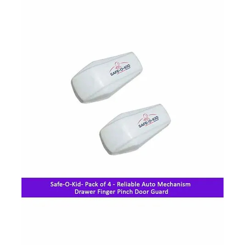Safe-O-Kid Door Guard Pack of 4 - White