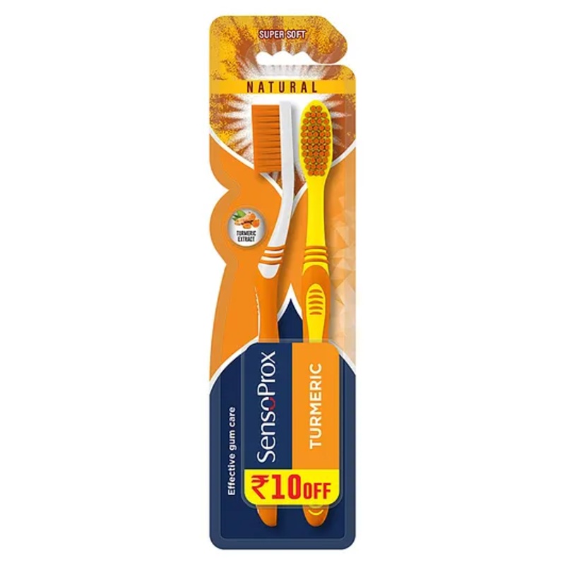 SensoProx Natural Turmeric Pack of 2 (Yellow & Orange)