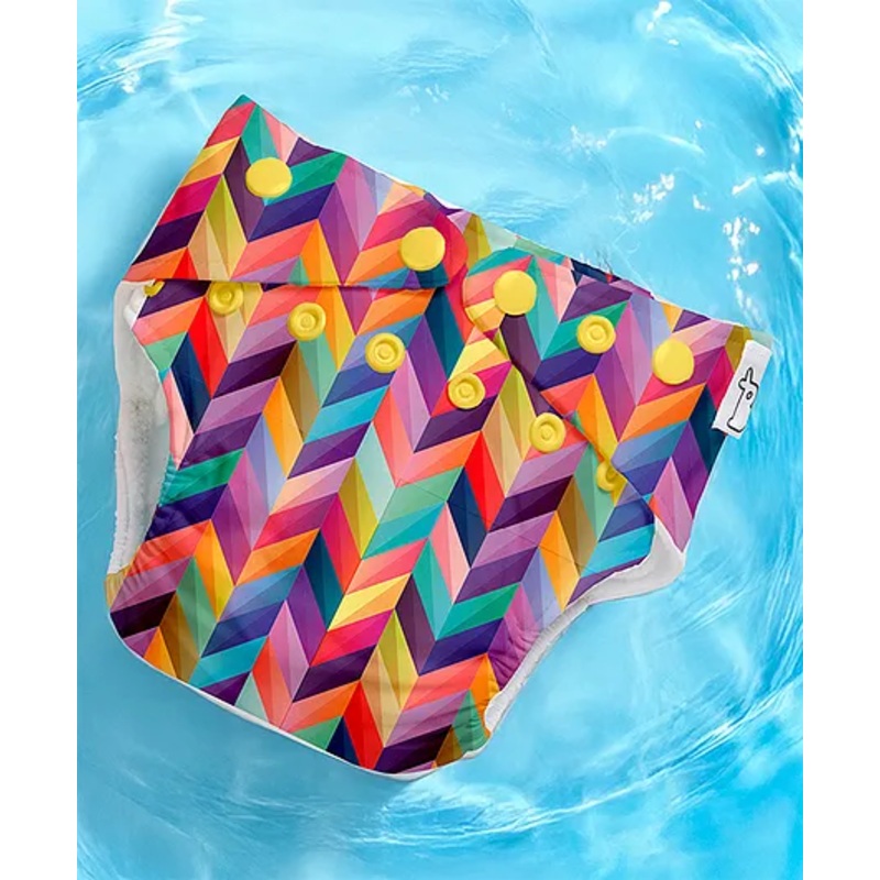 SuperBottoms Swimming Diapers for Babies & Toddlers - Washable, Reusable & Adjustable Swim Diapers | Colour Pop