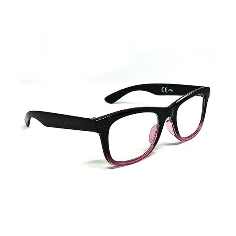 VEA Kids Light Protection Zero Power Glasses VAB1008 - Black and Pink