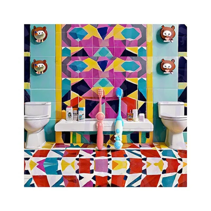 Yunicorn Max Astronaut & Robot Kids Toothbrush with Protective Lid Cover Combo - Colour may vary