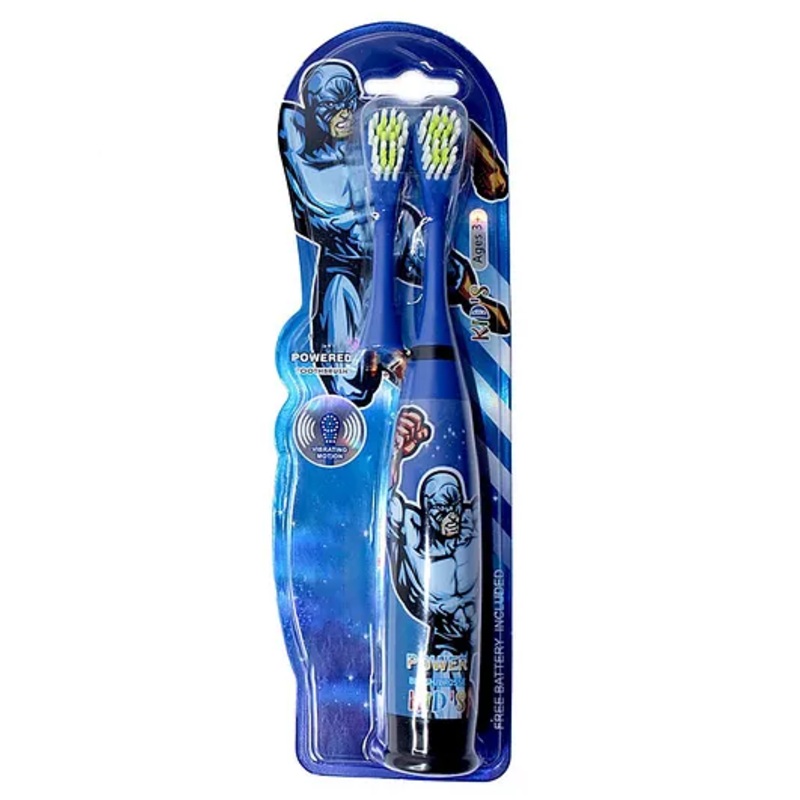 Enorme Electric Soft Bristles Battery Powered  Toothbrush with Extra Brush - Blue