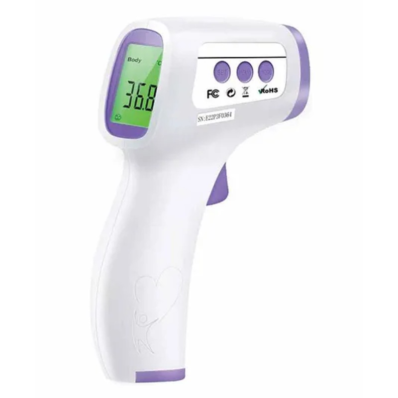 Hetaida Non Contact Infrared Body Thermometer - White