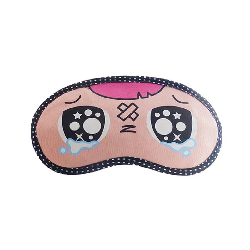 Jenna P Inju Printed Sleeping Eye Mask - Pink