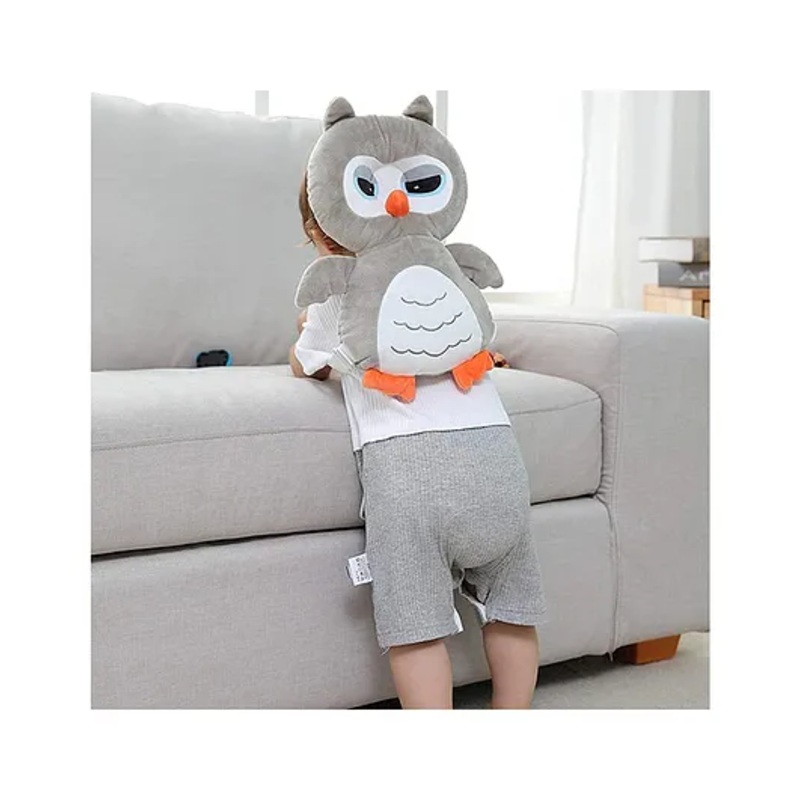 NeonateCare Baby Head Protector & Baby Crawling Safety Pillow Adjustable Toddler Baby Head Protection Cushion Backpack - (Grey Head Protector)