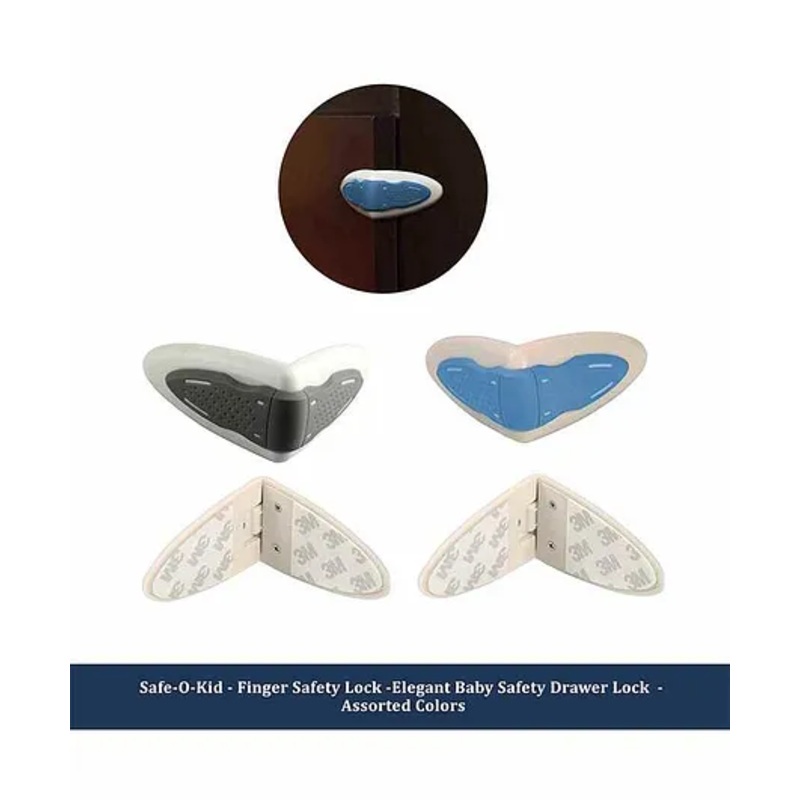 Safe-O-Kid Drawer Lock Pack Of 1 - Assorted