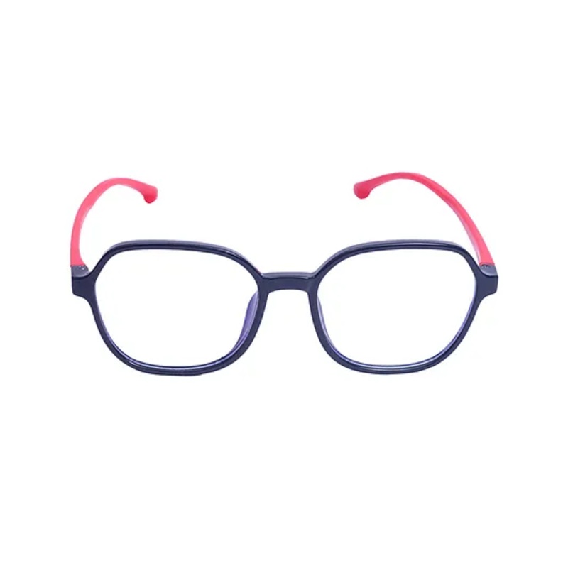 Spiky Silica Gel Oval Blue Block Frame - Pink