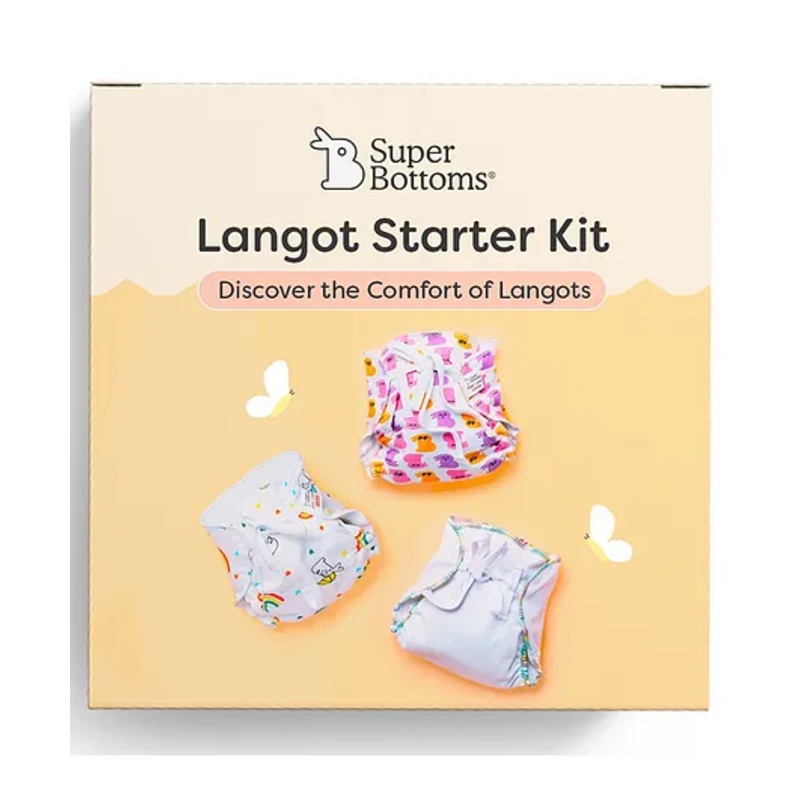 SuperBottoms Langot Trial Kit with 3 Premium Best Selling Langot l New Born Baby Langots for 3-9M l 5-10kg