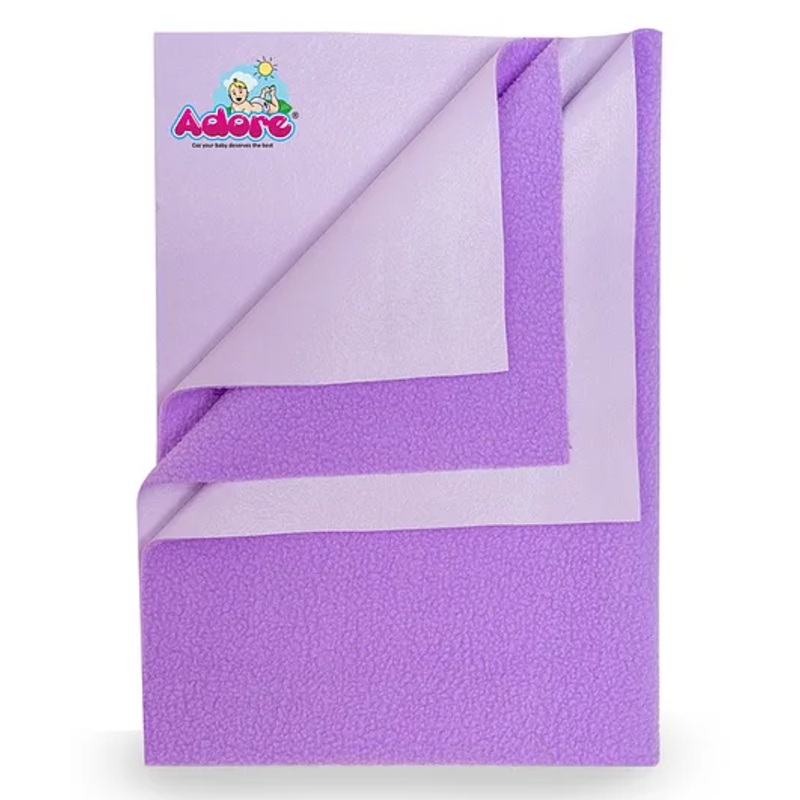 Adore Advanced Insta Dry Water Absorbent Baby Bed Protector Sheet Small - Purple
