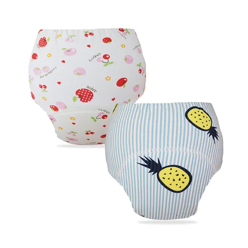 Bembika Babies Cotton Potty Training Pants Printed Design Pack 2 L Size - Multicol