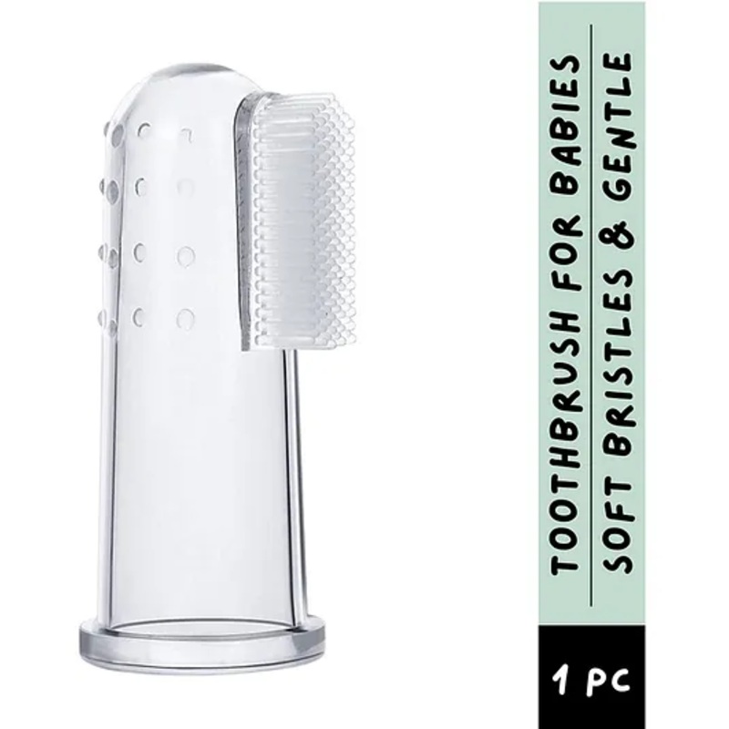 Coco Crush Finger Toothbrush for Babies, Extremely Gentle for Safe Cleaning - 1 piece