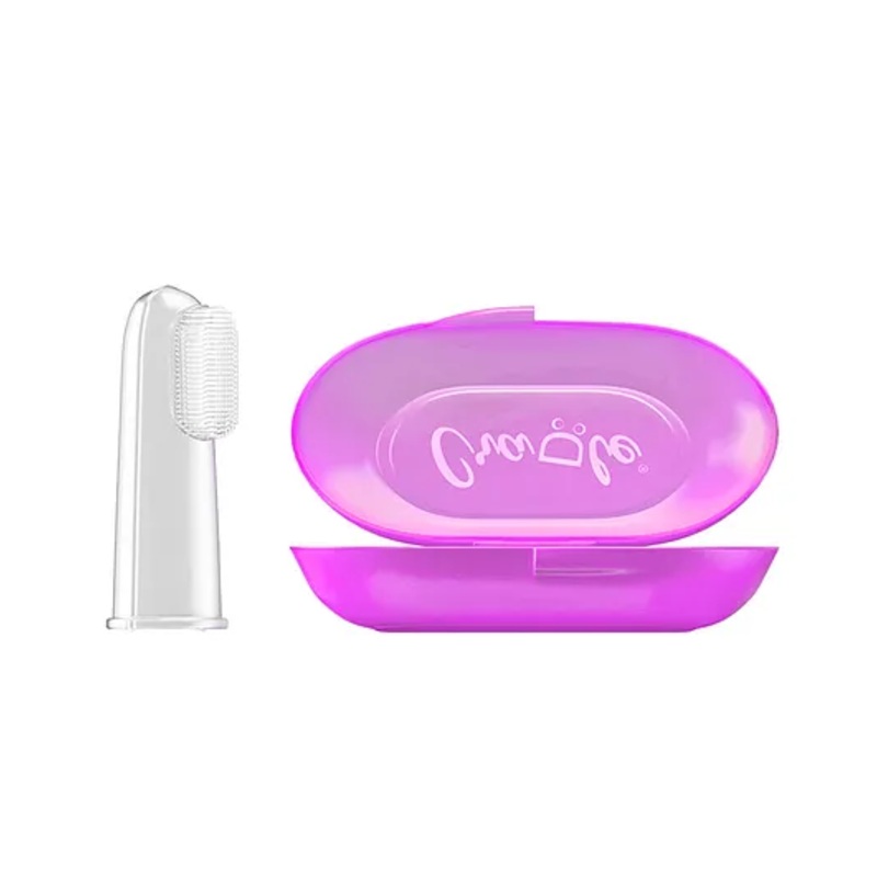 Cradle Oral Brush With Hygiene Case - Dark Pink