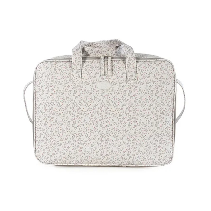 Pasito a Pasito Berries Grey Travel Holiday and Maternity Bag