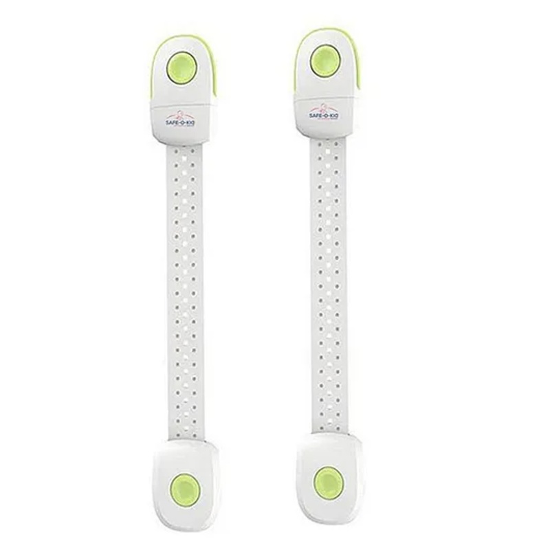 Safe-O-Kid Multipurpose Safety Lock Pack of 2 - Green