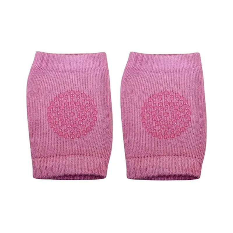 The Little Lookers Anti Skid Cotton Knee Pads - Pink